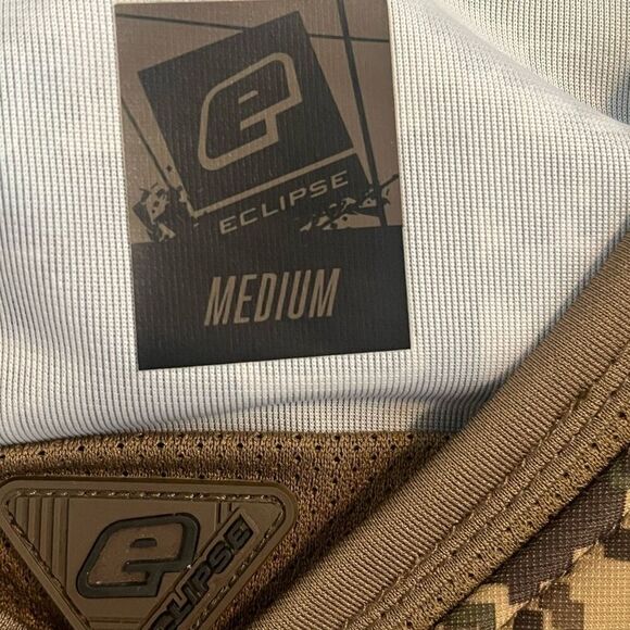 Eclipse Professional Paint Ball Jersey Sz M Camouflage Ling Sleeve All Pieces At - Picture 10 of 13